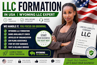 register llc in USA, wyoming llc formation, ein filing