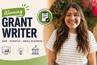 startup saas funding proposal, sbir grant writer, small business grant writing