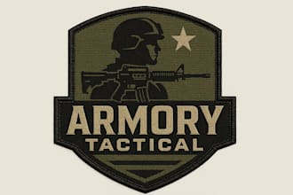 creative military, armory, tactical patch logo for your business