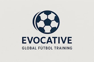 do an evocative global futbol training company logo design