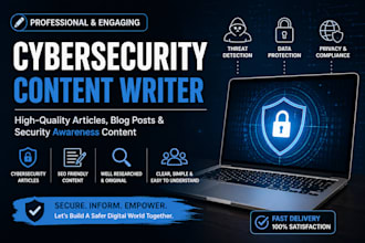 write cybersecurity articles blog posts and security awareness content