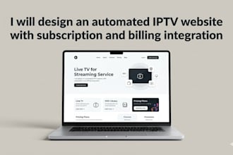 develop a professional ott streaming platform and white label iptv website