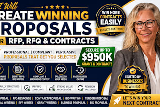 create winning proposals for rfp, rfq and contracts