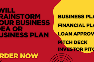 brainstorm your business idea or business plan