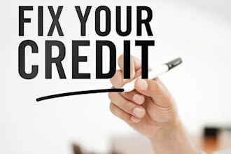 fix credit report, remove inquiries, late payment, boost score, credit sweep