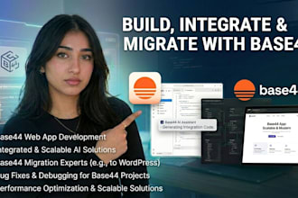 base44 expert for app integration debugging migration web apps and bug fix