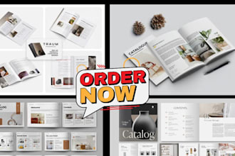 design product catalog, magazine, sellsheet, product catalogue, lookbook for you