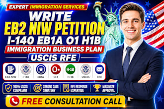 write eb2 niw petition I 140 eb1a o1 h1b immigration business plan uscis rfe