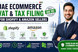 manage uae ecommerce vat and tax filing for shopify and amazon sellers