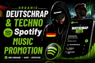 do organic deutschrap and techno spotify music track rap pop nostalgia promotion