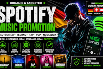 do organic deutschrap and techno spotify music track rap pop nostalgia promotion