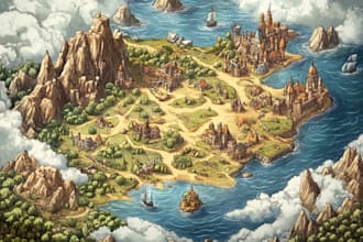 do fantasy map design