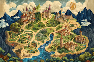 do fantasy map design