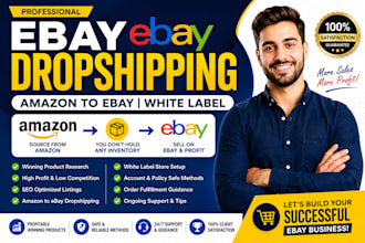 ebay white label, ebay dropshipping, amazon to ebay