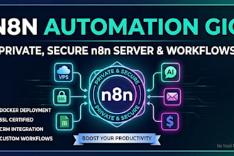 setup n8n on vps with docker, SSL and domain