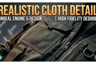 realistic 3d metahuman outfits and rigged accessories ready for unreal engine