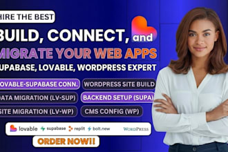 connect lovable to supabase backend build or migrate lovable to wordpress site