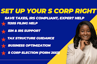 set up your US s corp and file irs election correctly