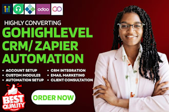 setup gohighlevel automation freshdesk striven odoo continuum zapier integration