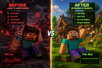 setup and optimize your minecraft server