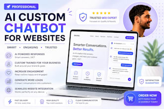 create custom ai chatbot for business websites