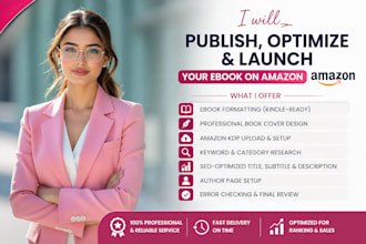 publish, optimize, and launch your ebook on amazon