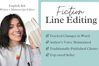 line edit your fiction novel