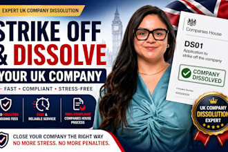 strike off and dissolve your UK company at companies house