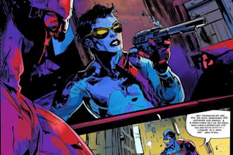 draw a comic book illustration with comic book illustrator