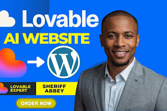 convert lovable to wordpress using elementor, copy lovable website clone lovable