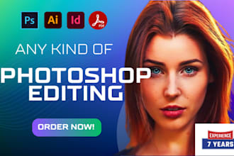 do photoshop editing job very quickly