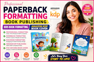 paperback formatting book publishing kids book formatting amazon kdp book cover