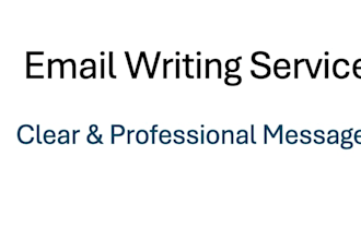 write clear and professional emails or messages for you