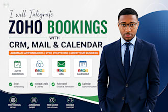 integrate zoho bookings with CRM, mail and calendar