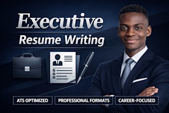 write full senior executive CV, resume, deliver cover letter, optimize linkedin