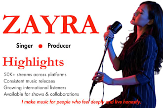 design a professional electronic press kit for musicians, artist and brands