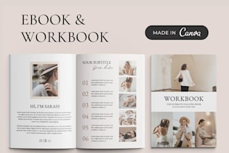 design canva coaching workbook ebook training guide templates