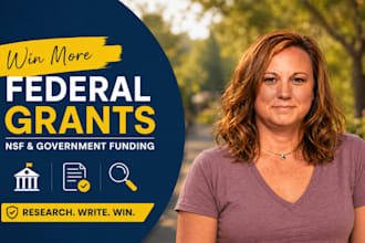 federal government grants research funding writing, nsf grant application