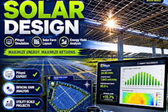 do bifacial solar panel design, pvsyst simulation energy yield analysis