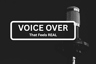 record a cool, conversational voice over for youtube, ads, or social media