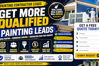 generate house painting, commercial painting, painting contractor leads for busi