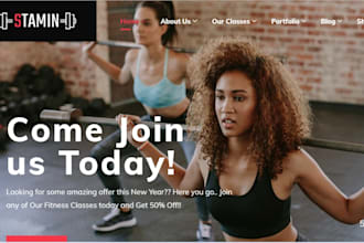 wordpress yoga academy website, yoga studio website, yoga class fitness website