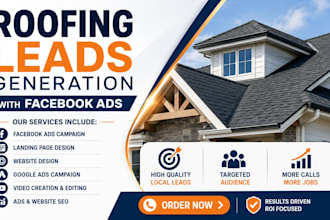 generate roofing leads, construction, window and solar leads with facebook ads