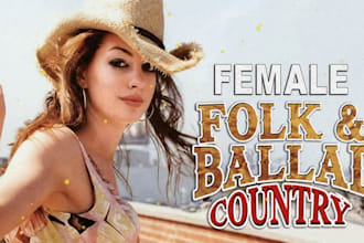 sing soft country ballad traditional, americana, folk as female country singer