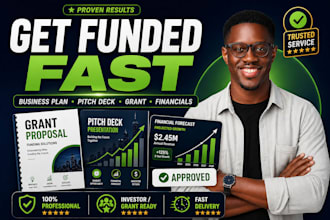 prepare winning grant proposal and business plan for startup funding