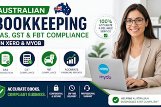 manage australia fbt, gst, bas compliance and bookkeeping in xero and myob