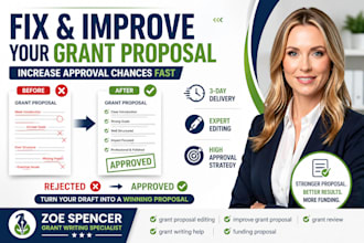 edit your grant proposal to improve approval chances fast