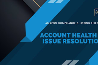 fix amazon compliance issues, suppressed listings, and account health