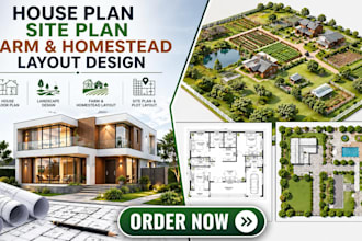 design professional house floor plan site plan homestead layout