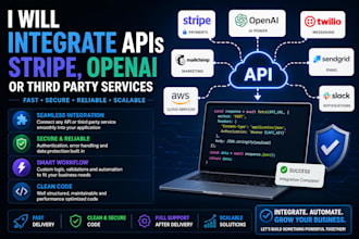 integrate apis stripe openai or third party services